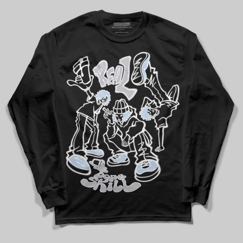 Black Metallic Reimagined 5s DopeSkill Long Sleeve T-Shirt Real Y2K Players Graphic sold by DopeSkill