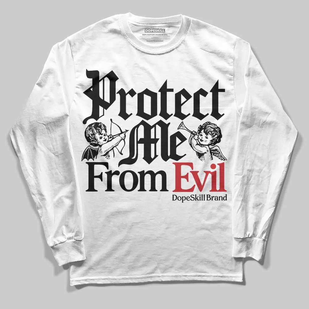 Black Metallic Reimagined 5s DopeSkill Long Sleeve T-Shirt Protect Me From Evil Graphic sold by DopeSkill product image thumbnail 2