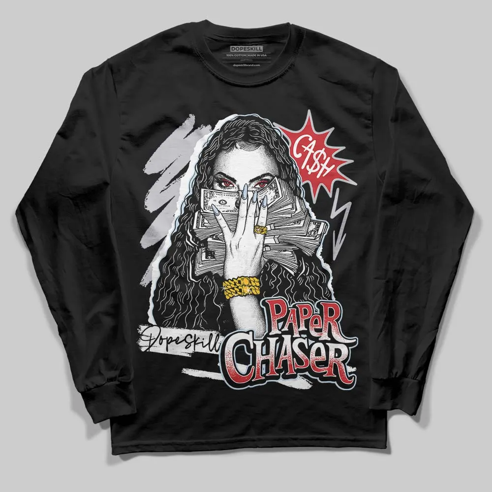 Black Metallic Reimagined 5s DopeSkill Long Sleeve T-Shirt NPC Graphic sold by DopeSkill