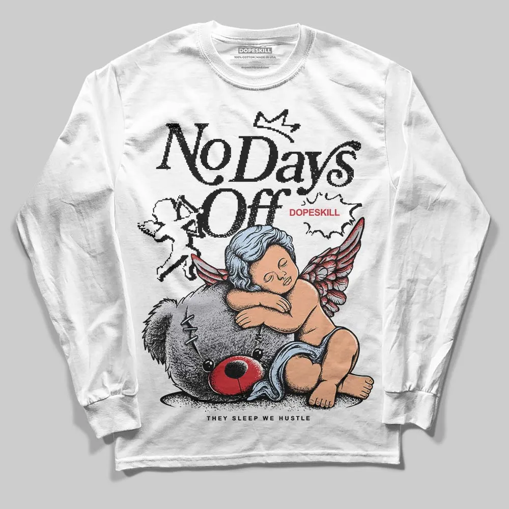 Black Metallic Reimagined 5s DopeSkill Long Sleeve T-Shirt New No Days Off Graphic sold by DopeSkill product image thumbnail 2