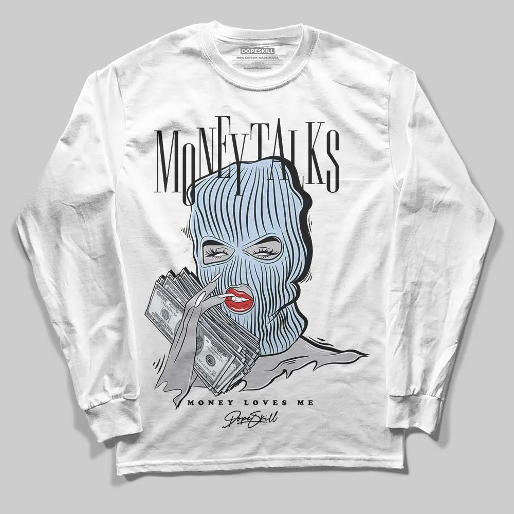 Black Metallic Reimagined 5s DopeSkill Long Sleeve T-Shirt Money Talks Graphic sold by DopeSkill product image thumbnail 2