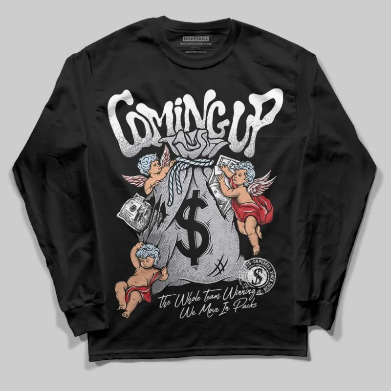 Black Metallic Reimagined 5s DopeSkill Long Sleeve T-Shirt Money Bag Coming Up Graphic sold by DopeSkill