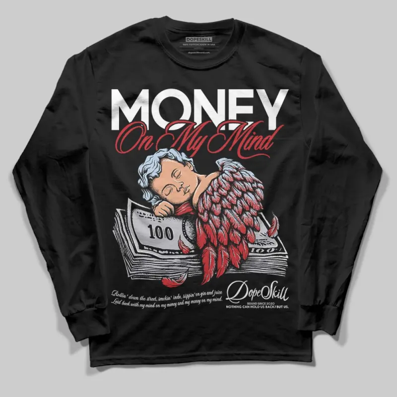 Black Metallic Reimagined 5s DopeSkill Long Sleeve T-Shirt MOMM Graphic sold by DopeSkill