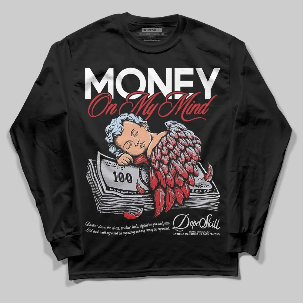 Black Metallic Reimagined 5s DopeSkill Long Sleeve T-Shirt MOMM Graphic sold by DopeSkill