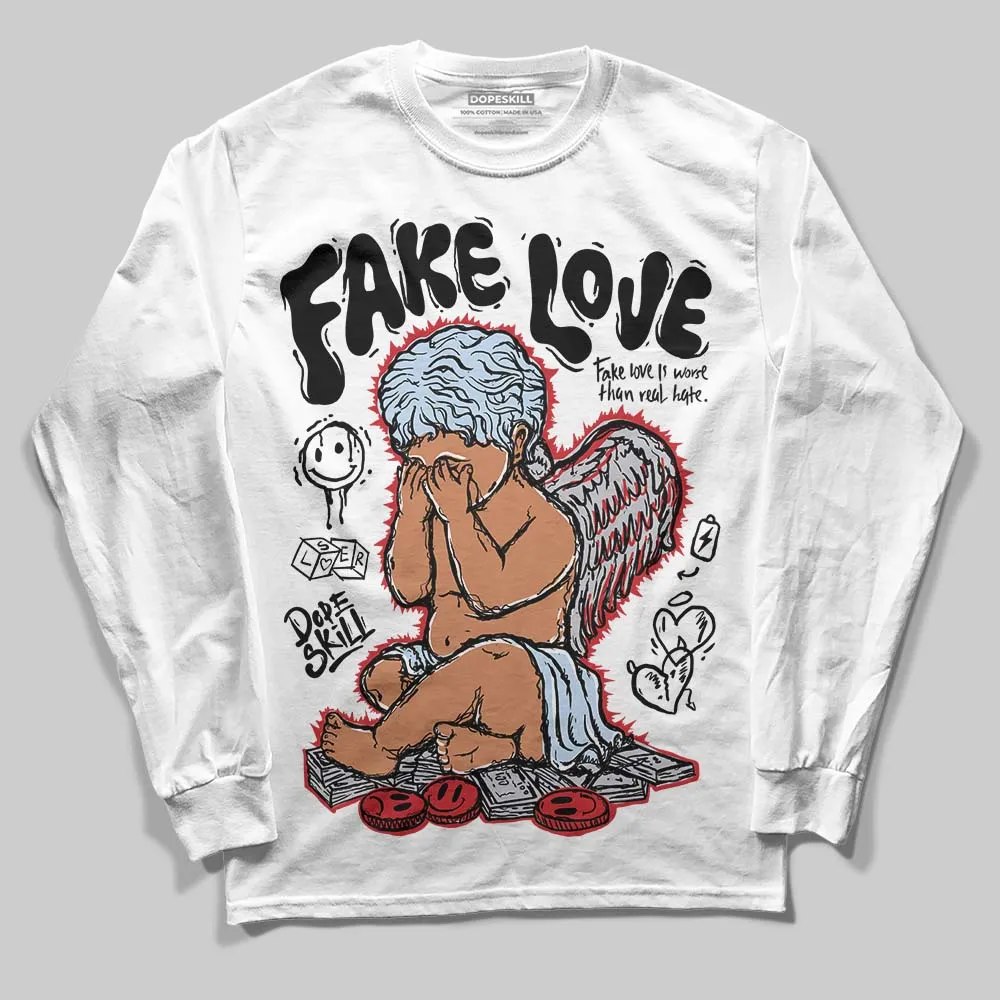 Black Metallic Reimagined 5s DopeSkill Long Sleeve T-Shirt False Love Graphic sold by DopeSkill product image thumbnail 2