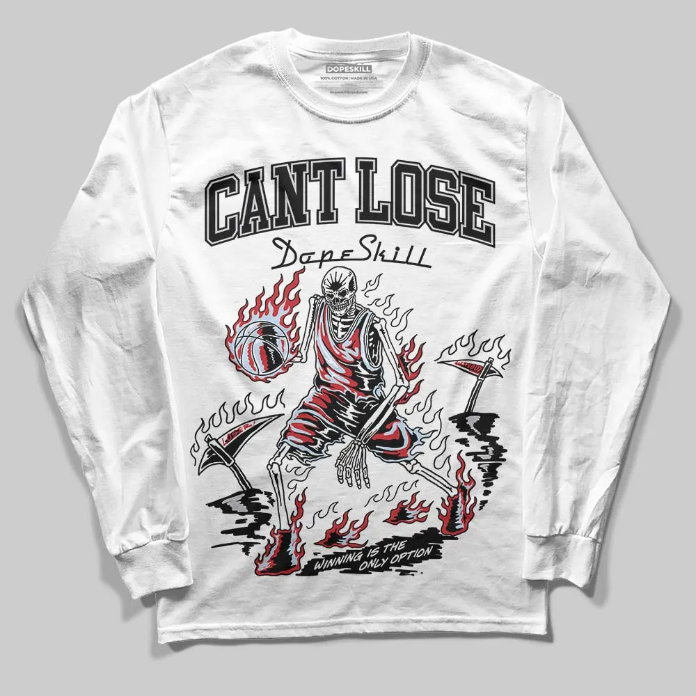 Black Metallic Reimagined 5s DopeSkill Long Sleeve T-Shirt Cant Lose Graphic sold by DopeSkill product image thumbnail 2