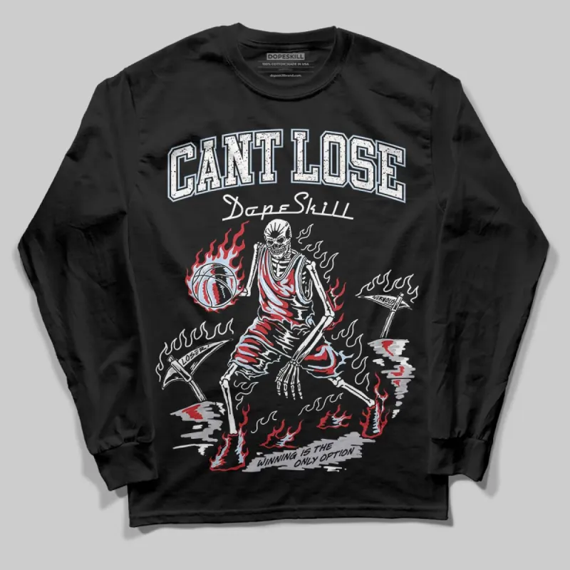Black Metallic Reimagined 5s DopeSkill Long Sleeve T-Shirt Cant Lose Graphic sold by DopeSkill