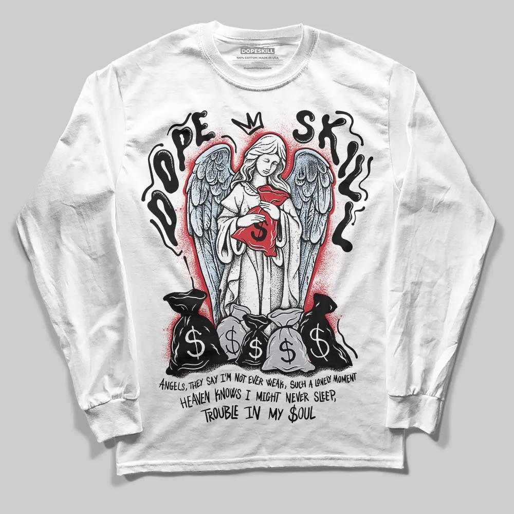 Black Metallic Reimagined 5s DopeSkill Long Sleeve T-Shirt Angels Graphic sold by DopeSkill product image thumbnail 2
