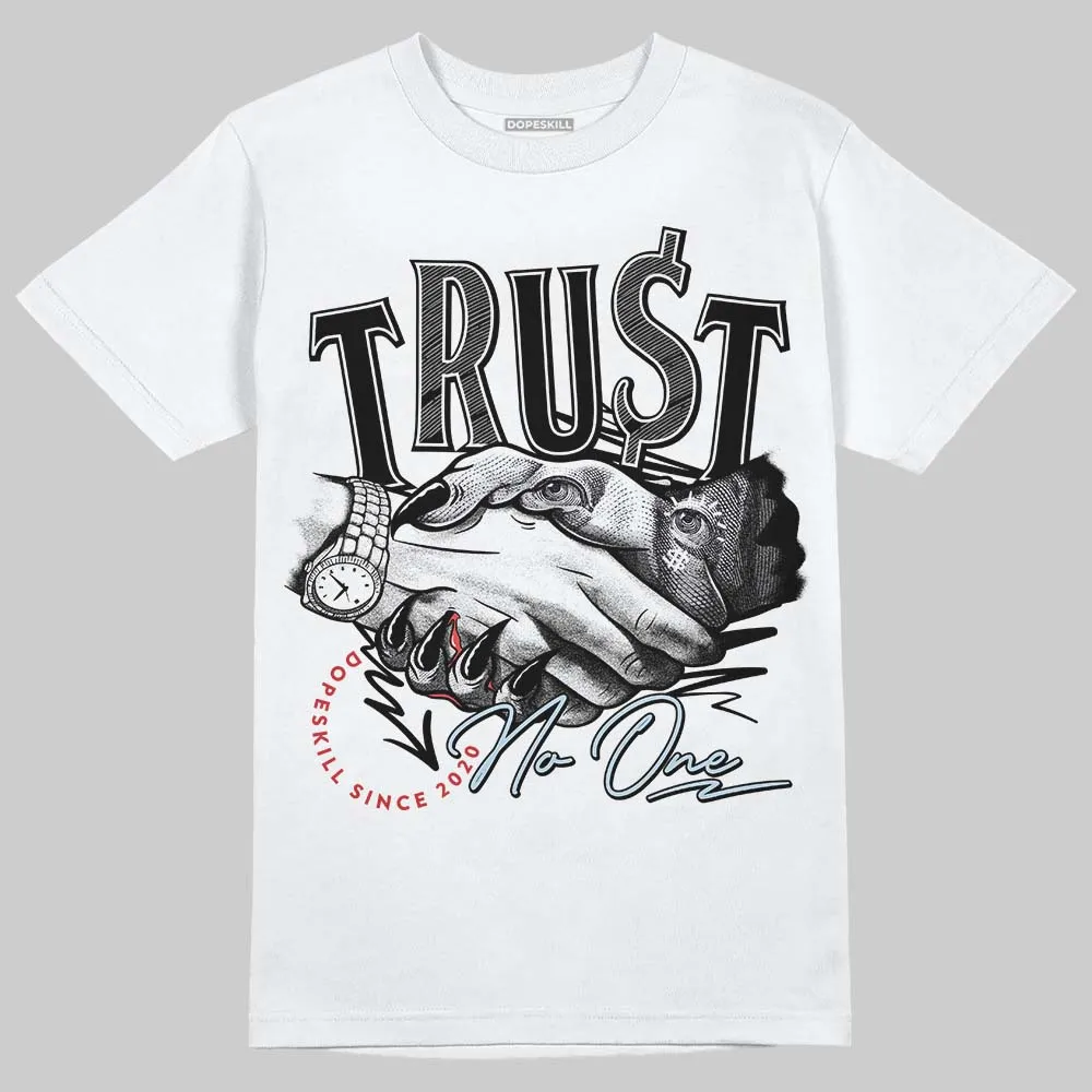 Black Metallic Reimagined 5s DopeSkill T-Shirt Trust No One Graphic sold by DopeSkill product image thumbnail 2