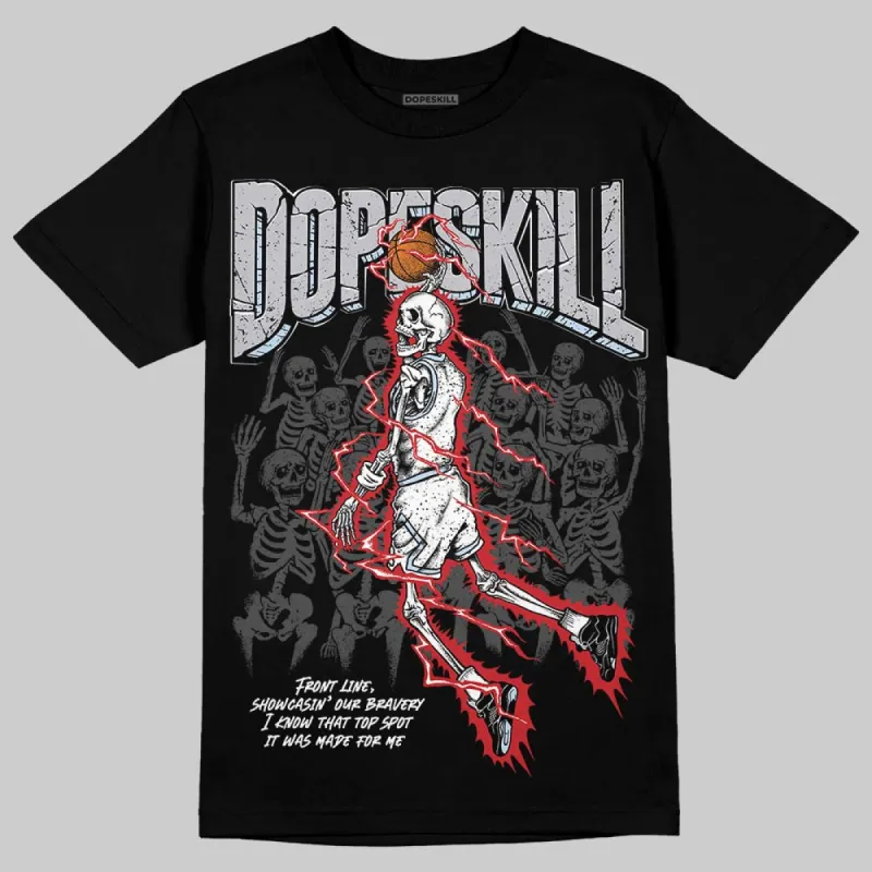 Black Metallic Reimagined 5s DopeSkill T-Shirt Thunder Dunk Graphic sold by DopeSkill