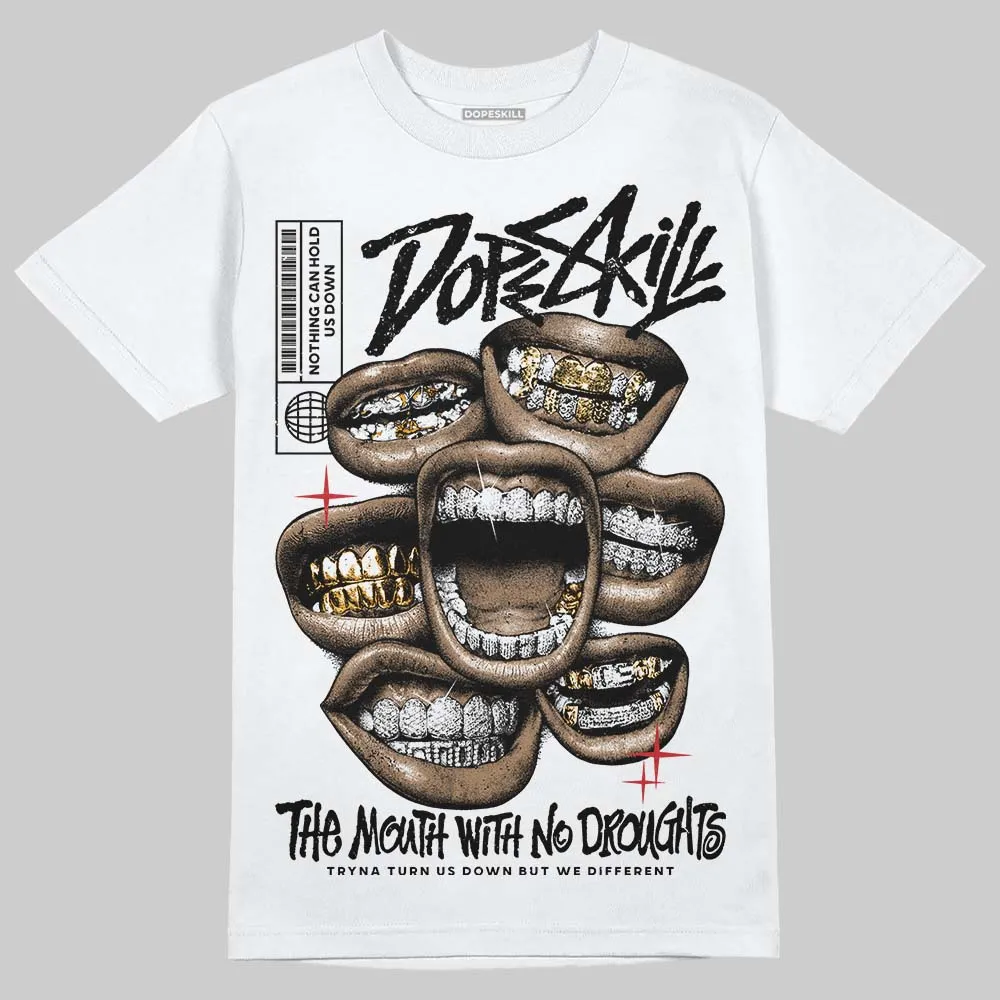 Black Metallic Reimagined 5s DopeSkill T-Shirt The Mouth With No Droughts Graphic sold by DopeSkill product image thumbnail 2