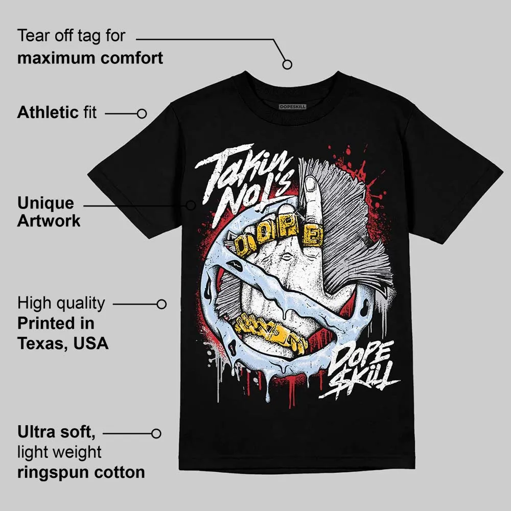 Black Metallic Reimagined 5s DopeSkill T-Shirt Takin No L's Graphic sold by DopeSkill product image thumbnail 3