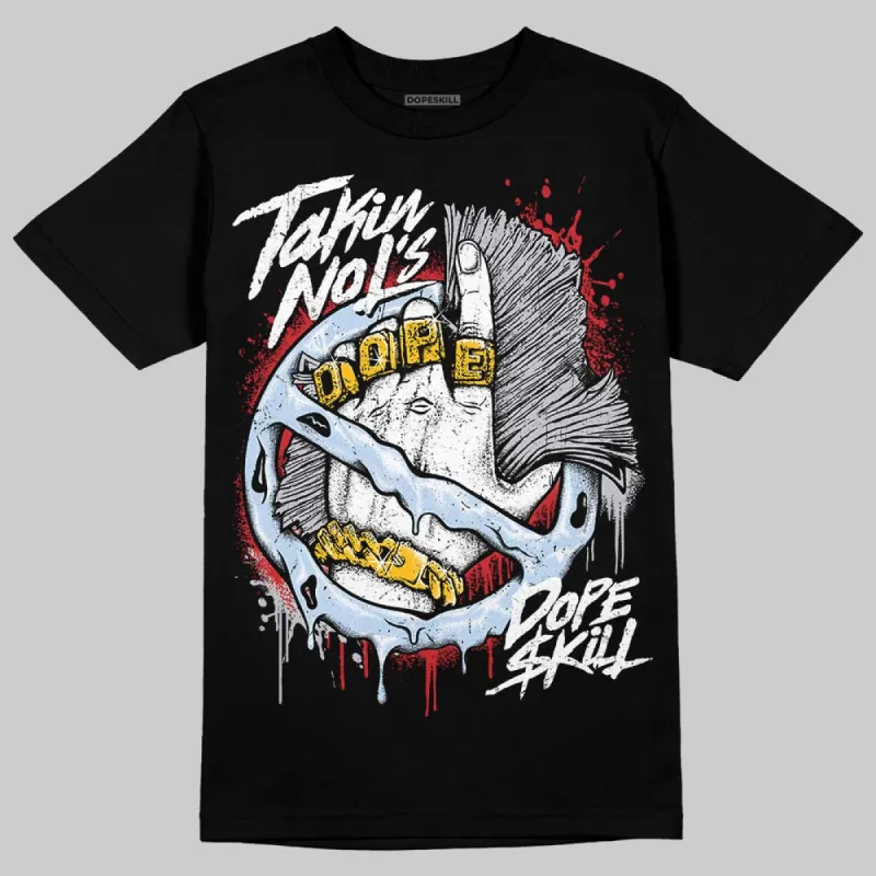 Black Metallic Reimagined 5s DopeSkill T-Shirt Takin No L's Graphic sold by DopeSkill