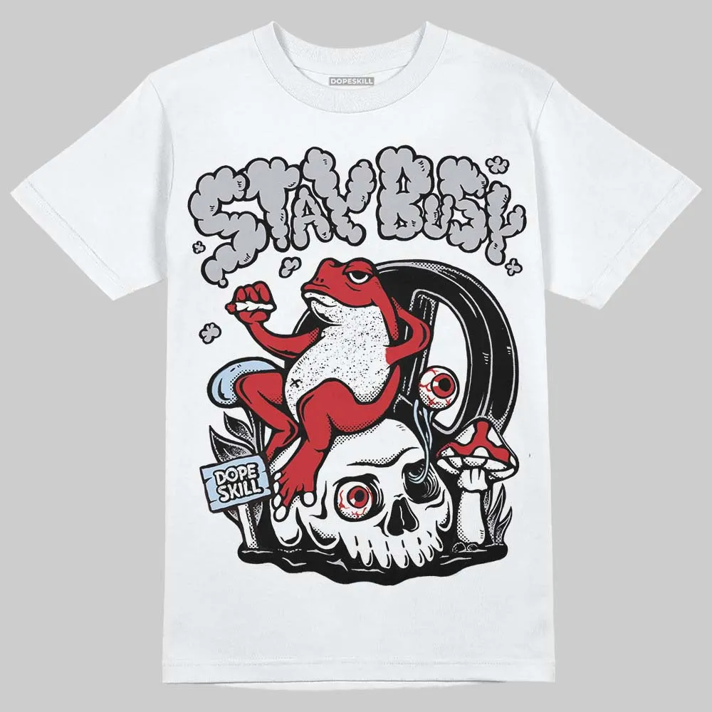 Black Metallic Reimagined 5s DopeSkill T-Shirt Stay Busy Graphic sold by DopeSkill product image thumbnail 2