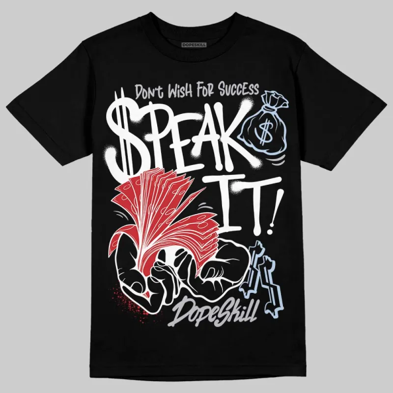 Black Metallic Reimagined 5s DopeSkill T-Shirt Speak It Graphic sold by DopeSkill