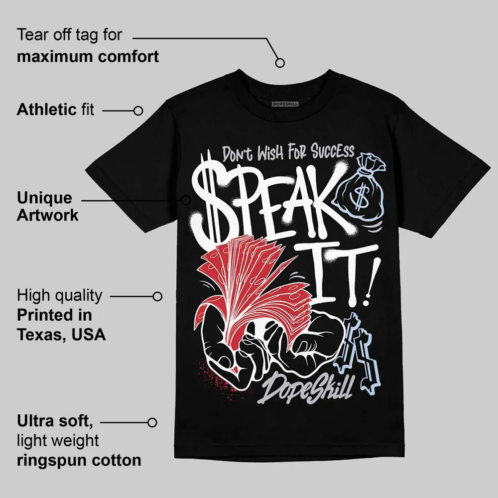 Black Metallic Reimagined 5s DopeSkill T-Shirt Speak It Graphic sold by DopeSkill product image thumbnail 3