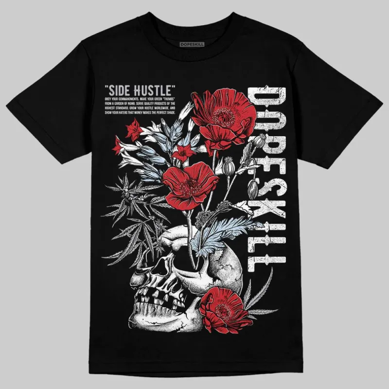 Black Metallic Reimagined 5s DopeSkill T-Shirt Side Hustle Graphic sold by DopeSkill