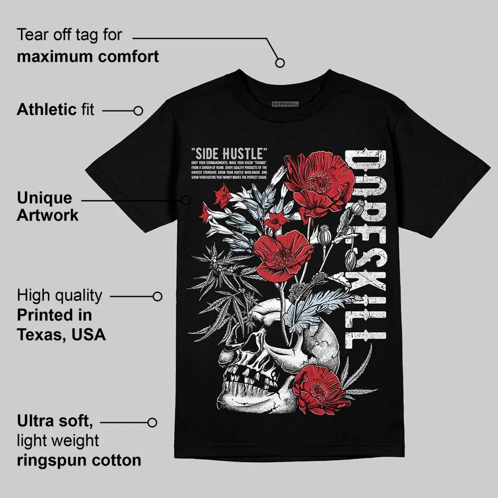 Black Metallic Reimagined 5s DopeSkill T-Shirt Side Hustle Graphic sold by DopeSkill product image thumbnail 3