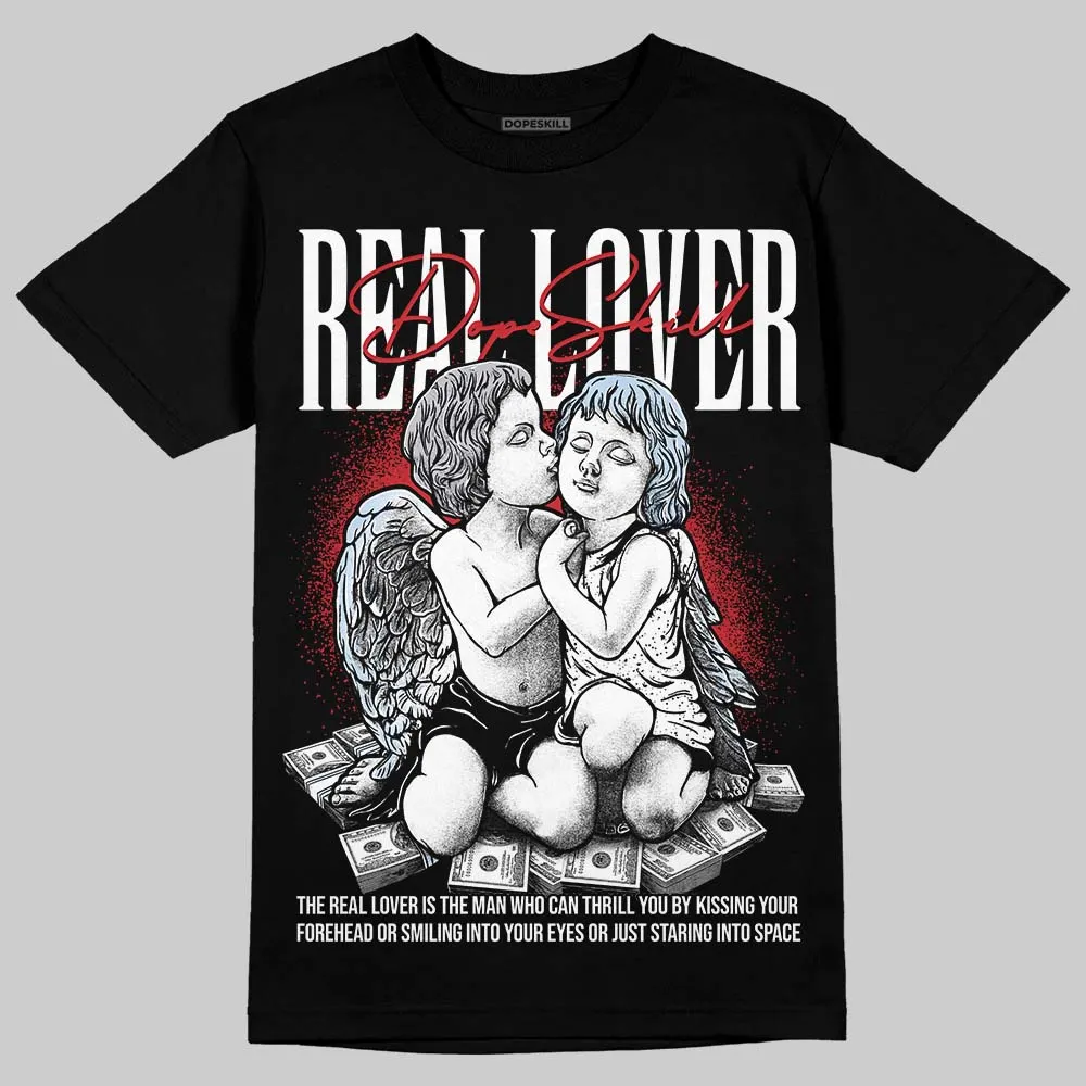 Black Metallic Reimagined 5s DopeSkill T-Shirt Real Lover Graphic sold by DopeSkill
