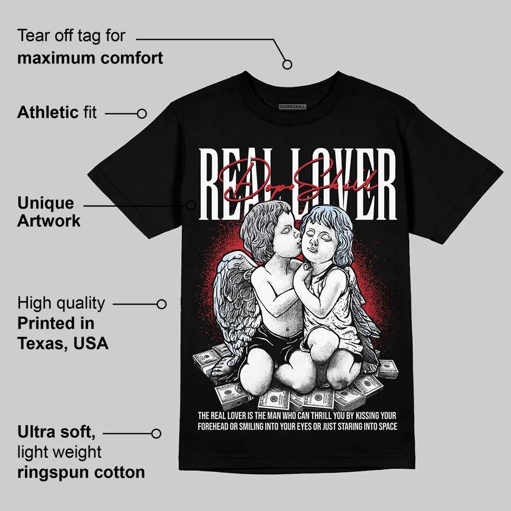 Black Metallic Reimagined 5s DopeSkill T-Shirt Real Lover Graphic sold by DopeSkill product image thumbnail 3