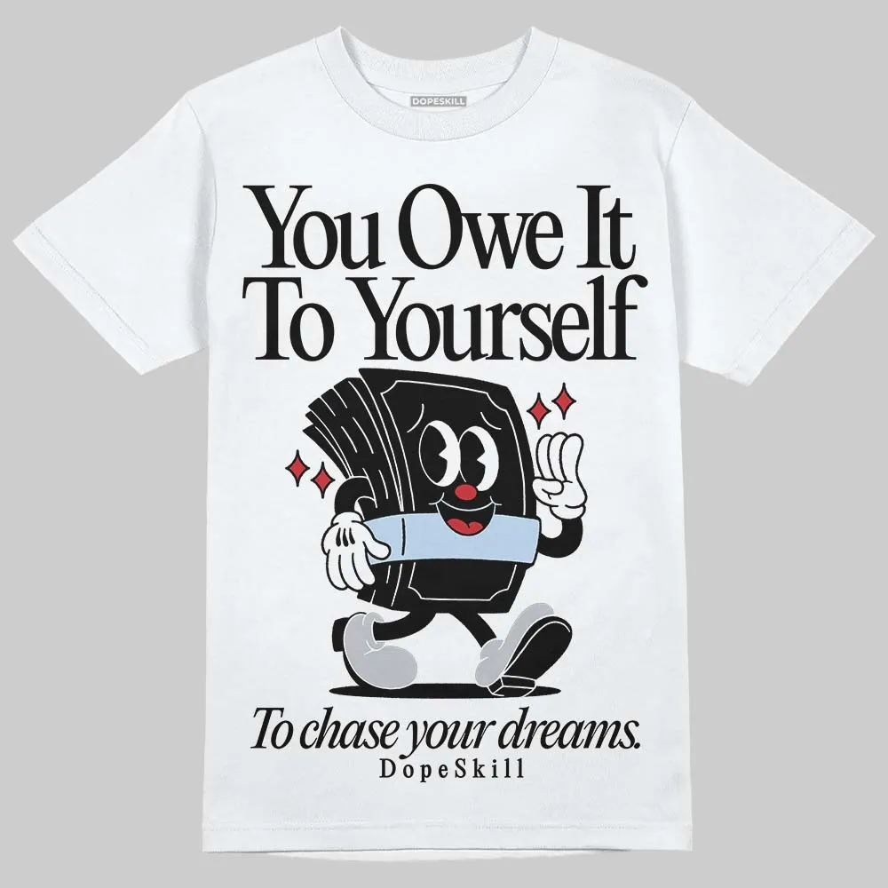 Black Metallic Reimagined 5s DopeSkill T-Shirt Owe It To Yourself Graphic sold by DopeSkill product image thumbnail 2