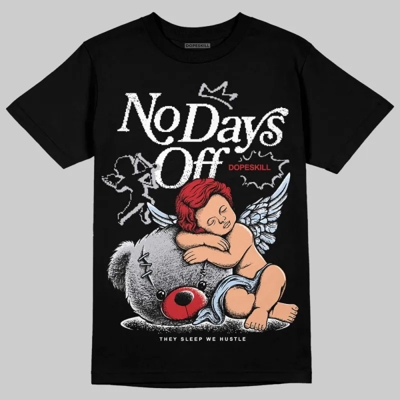 Black Metallic Reimagined 5s DopeSkill T-Shirt New No Days Off Graphic sold by DopeSkill