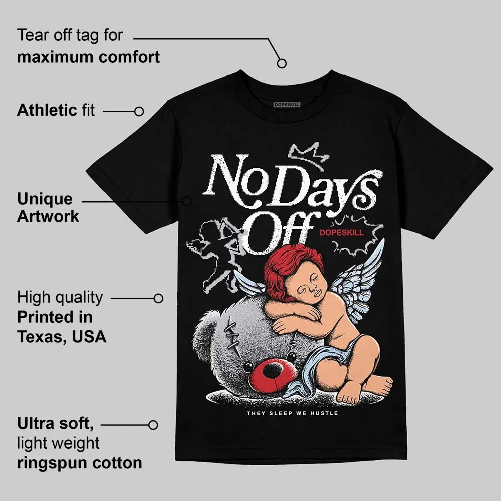 Black Metallic Reimagined 5s DopeSkill T-Shirt New No Days Off Graphic sold by DopeSkill product image thumbnail 3