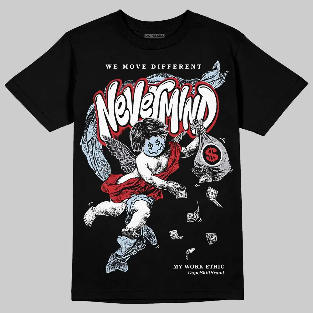 Black Metallic Reimagined 5s DopeSkill T-Shirt Nevermind Graphic sold by DopeSkill