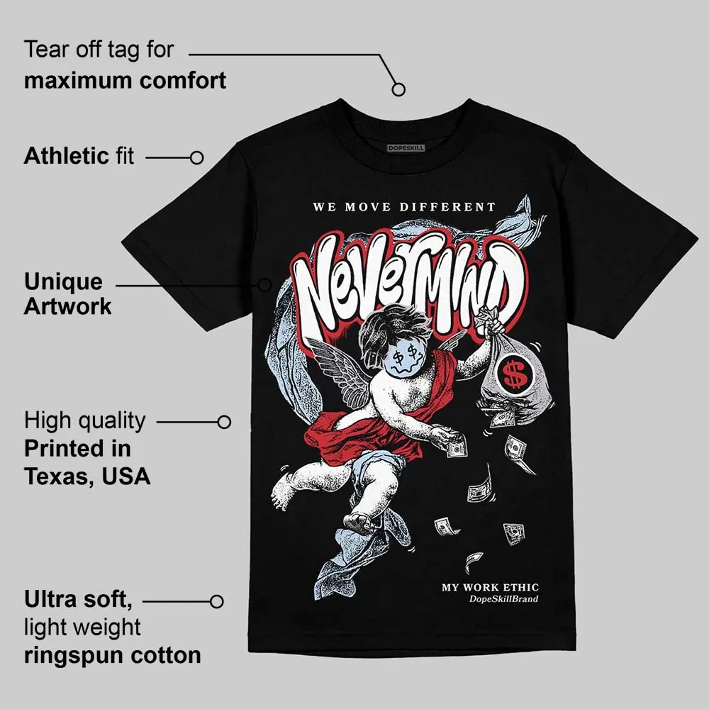 Black Metallic Reimagined 5s DopeSkill T-Shirt Nevermind Graphic sold by DopeSkill product image thumbnail 3