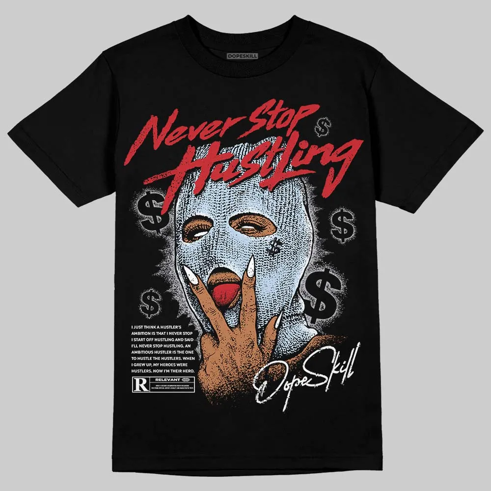 Black Metallic Reimagined 5s DopeSkill T-Shirt Never Stop Hustling Graphic sold by DopeSkill