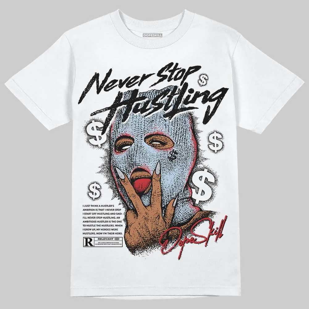 Black Metallic Reimagined 5s DopeSkill T-Shirt Never Stop Hustling Graphic sold by DopeSkill product image thumbnail 2