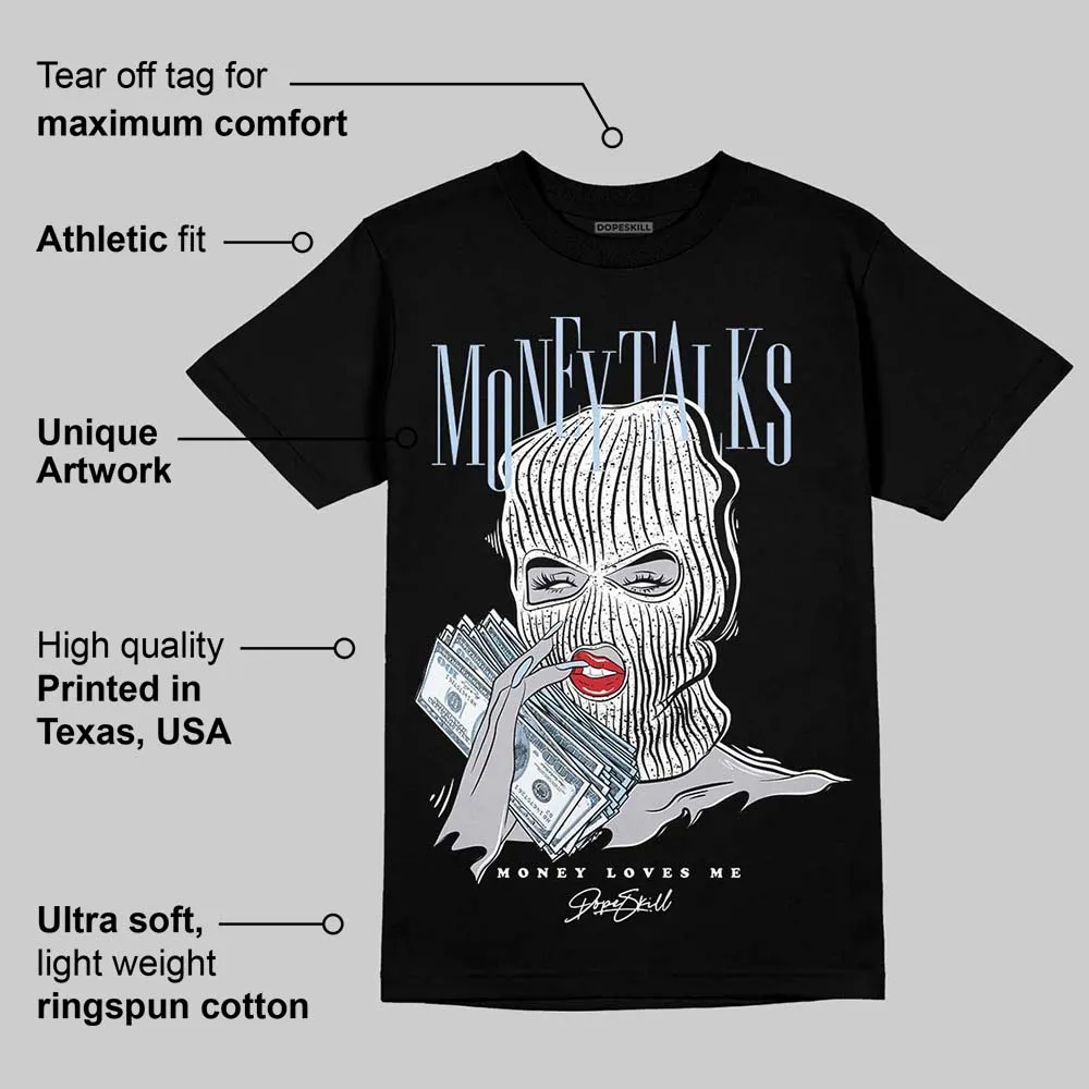 Black Metallic Reimagined 5s DopeSkill T-Shirt Money Talks Graphic sold by DopeSkill product image thumbnail 3