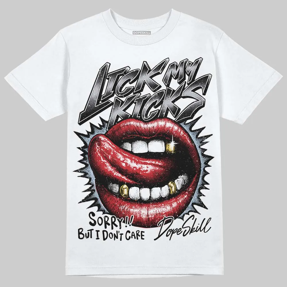Black Metallic Reimagined 5s DopeSkill T-Shirt Lick My Kicks Graphic sold by DopeSkill product image thumbnail 2