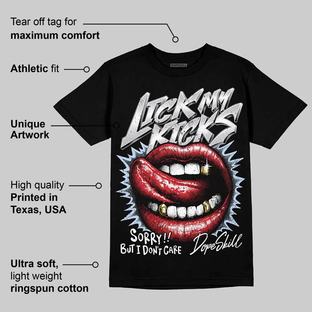 Black Metallic Reimagined 5s DopeSkill T-Shirt Lick My Kicks Graphic sold by DopeSkill product image thumbnail 3
