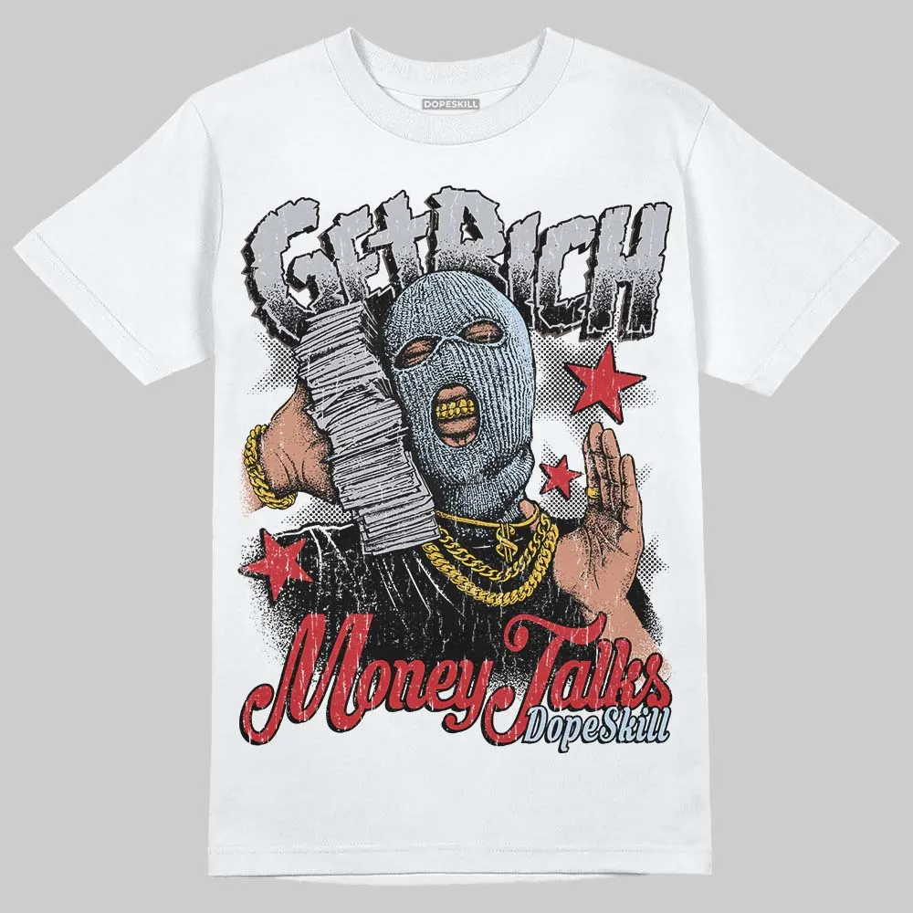 Black Metallic Reimagined 5s DopeSkill T-Shirt Get Rich Graphic sold by DopeSkill product image thumbnail 2