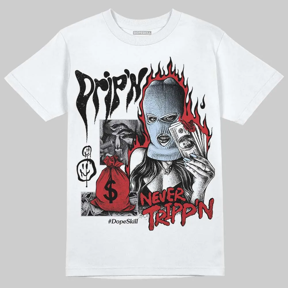 Black Metallic Reimagined 5s DopeSkill T-Shirt Drip'n Never Tripp'n Graphic sold by DopeSkill product image thumbnail 2