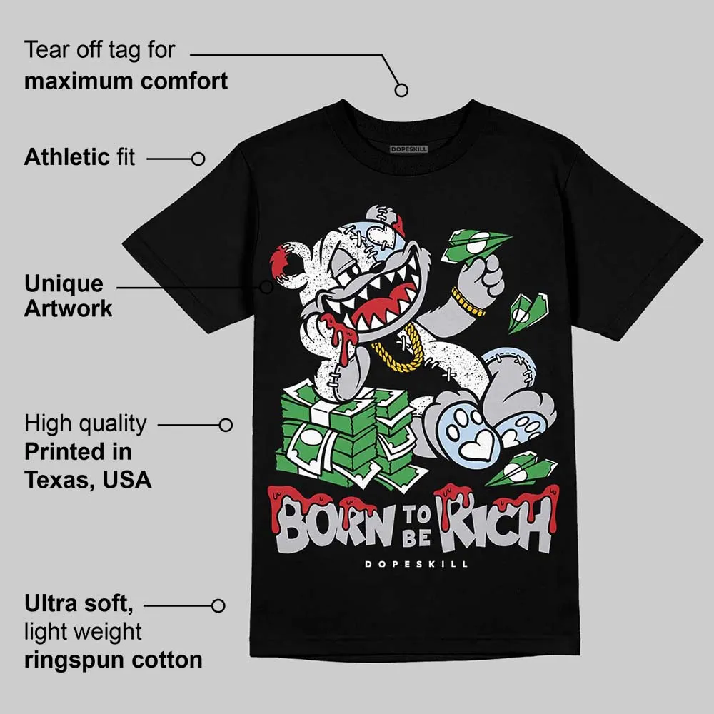 Black Metallic Reimagined 5s DopeSkill T-Shirt Born To Be Rich Graphic sold by DopeSkill product image thumbnail 3