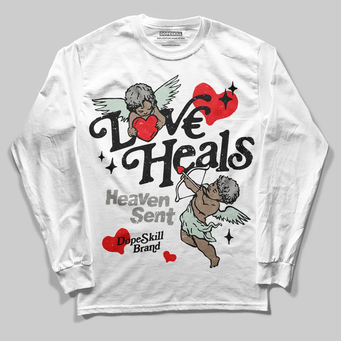 Year Of The Snake 1s DopeSkill Long Sleeve T-Shirt New Love Heals Graphic sold by DopeSkill product image thumbnail 2