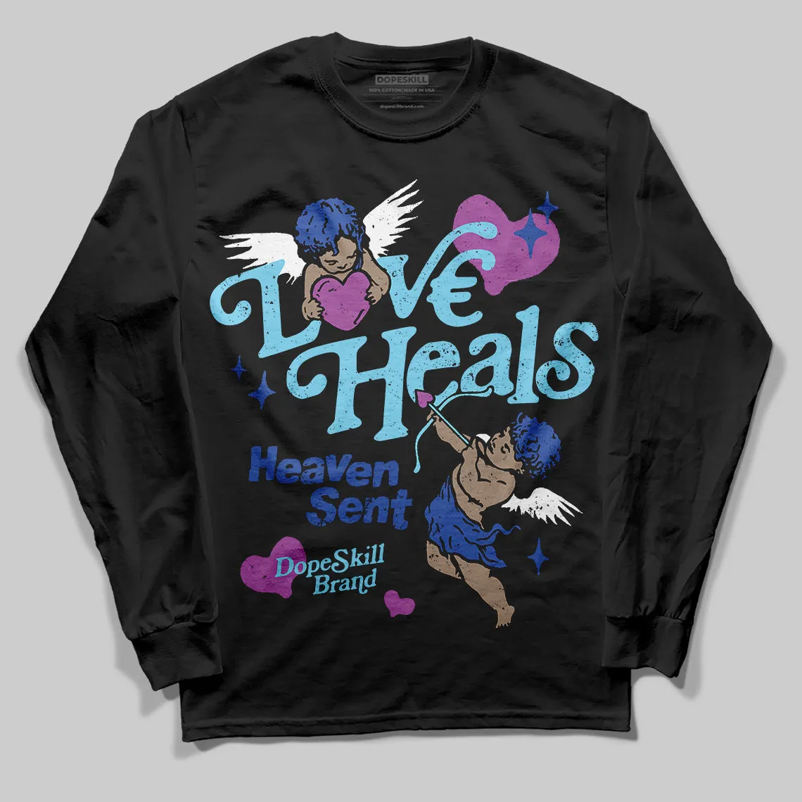 SB Dunk Argon DopeSkill Long Sleeve T-Shirt New Love Heals Graphic sold by DopeSkill product image thumbnail 2