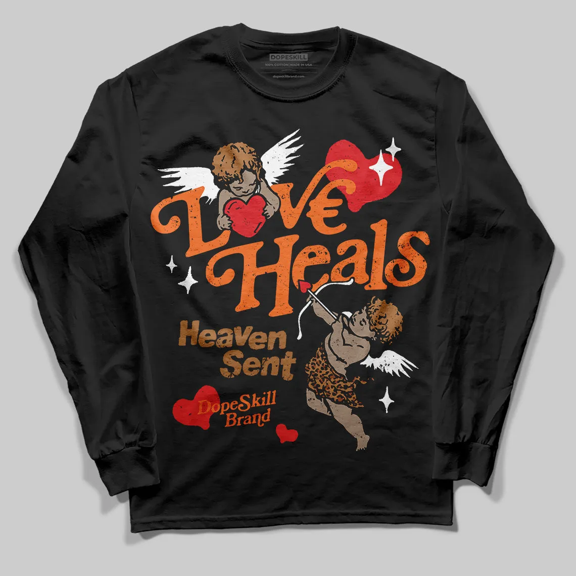 Samba Leopard Pack Preloved Red DopeSkill Long Sleeve T-Shirt New Love Heals Graphic sold by DopeSkill product image thumbnail 2