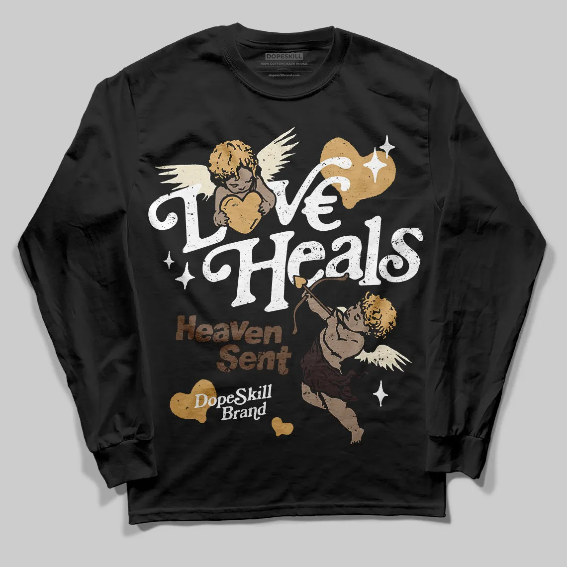 Earth 5s DopeSkill Long Sleeve T-Shirt New Love Heals Graphic sold by DopeSkill product image thumbnail 2