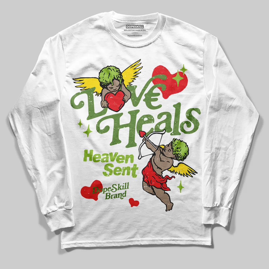 Dunk 'Chlorophyll' DopeSkill Long Sleeve T-Shirt New Love Heals Graphic sold by DopeSkill