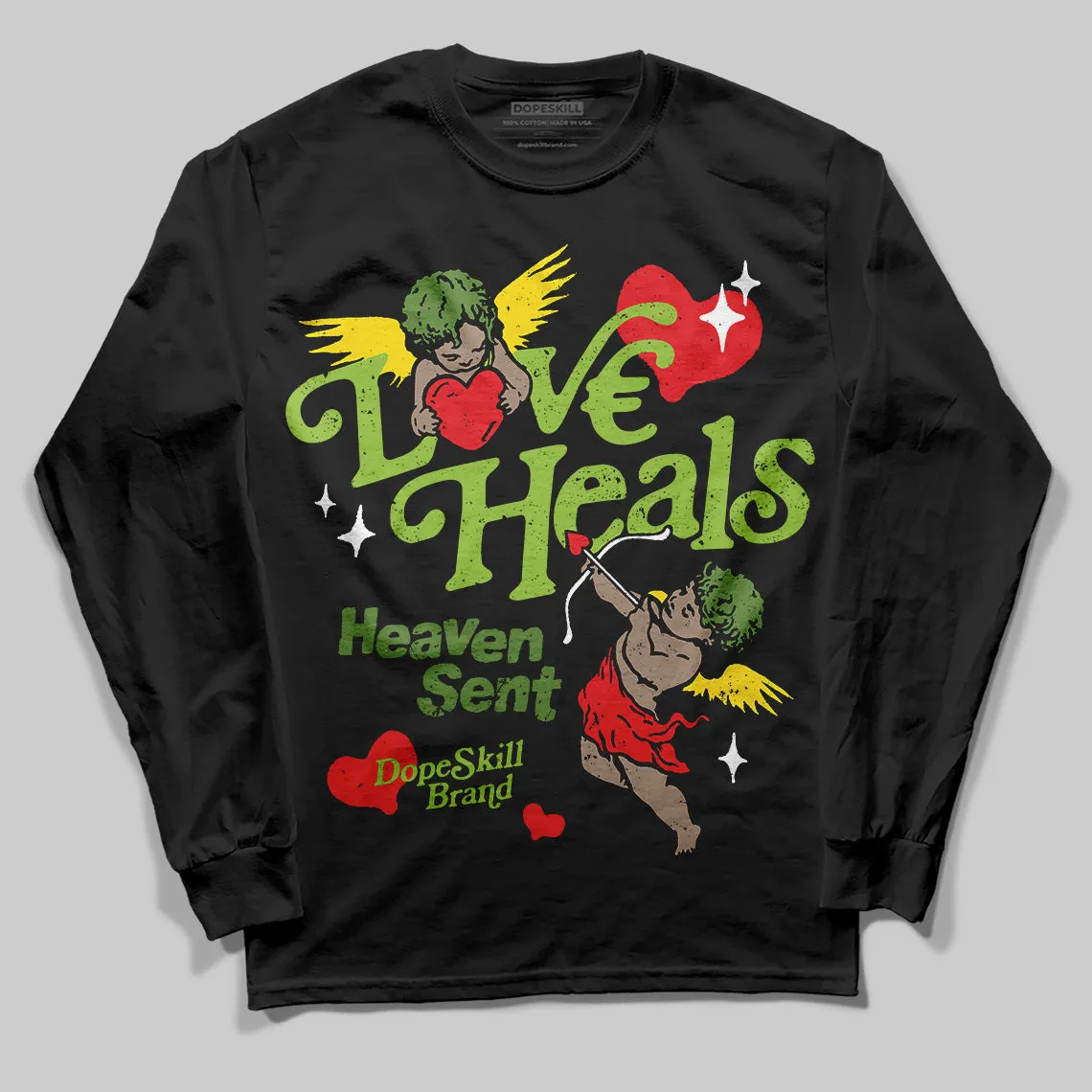 Dunk 'Chlorophyll' DopeSkill Long Sleeve T-Shirt New Love Heals Graphic sold by DopeSkill product image thumbnail 2