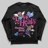 Dunk Active Fuchsia DopeSkill Long Sleeve T-Shirt New Love Heals Graphic sold by DopeSkill