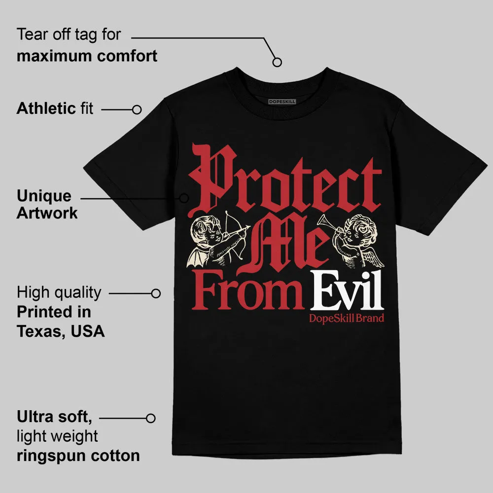 Black Toe Reimagined 1s DopeSkill T-Shirt Protect Me From Evil Graphic sold by DopeSkill product image thumbnail 4