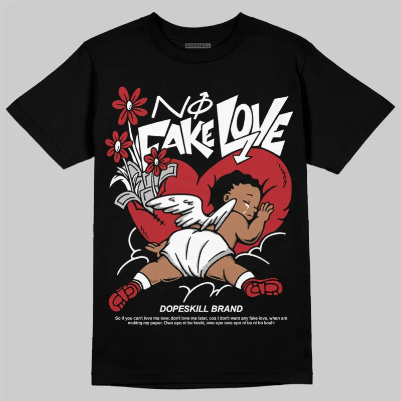 Black Toe Reimagined 1s DopeSkill T-Shirt No Fake Love Graphic sold by DopeSkill