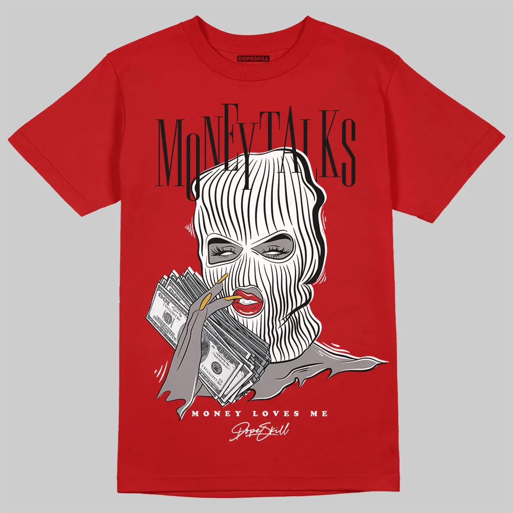 Black Toe Reimagined 1s DopeSkill T-Shirt Money Talks Graphic sold by DopeSkill product image thumbnail 3