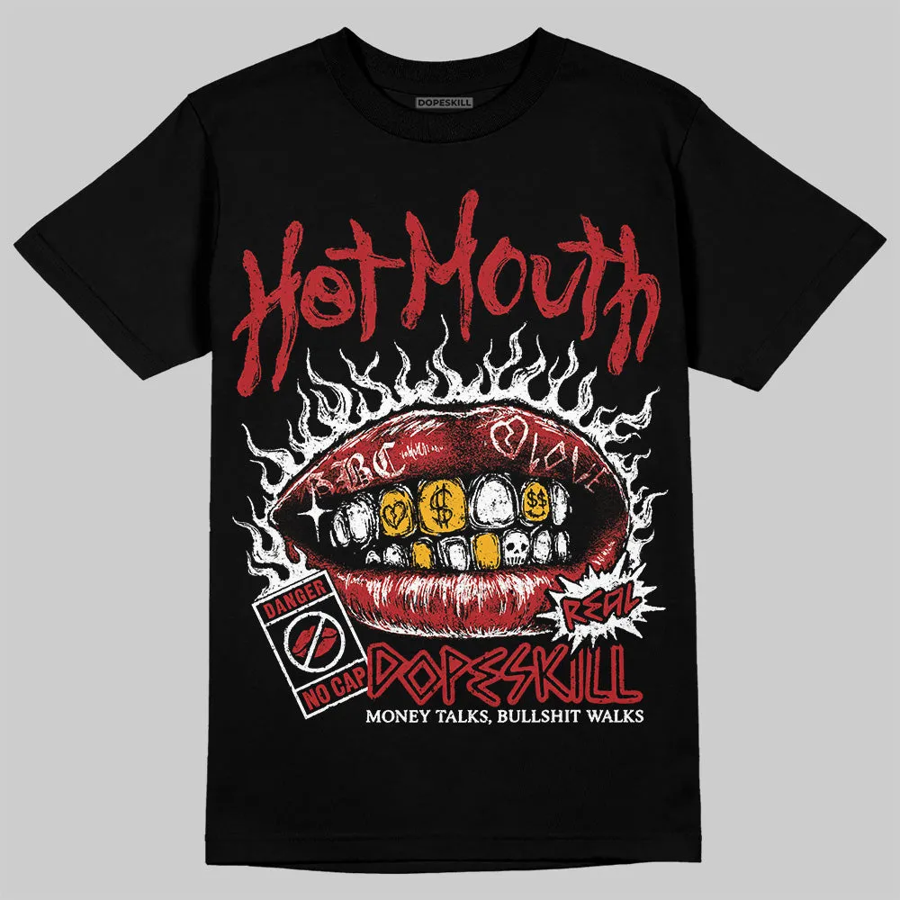Black Toe Reimagined 1s DopeSkill T-Shirt Hot Mouth Graphic sold by DopeSkill