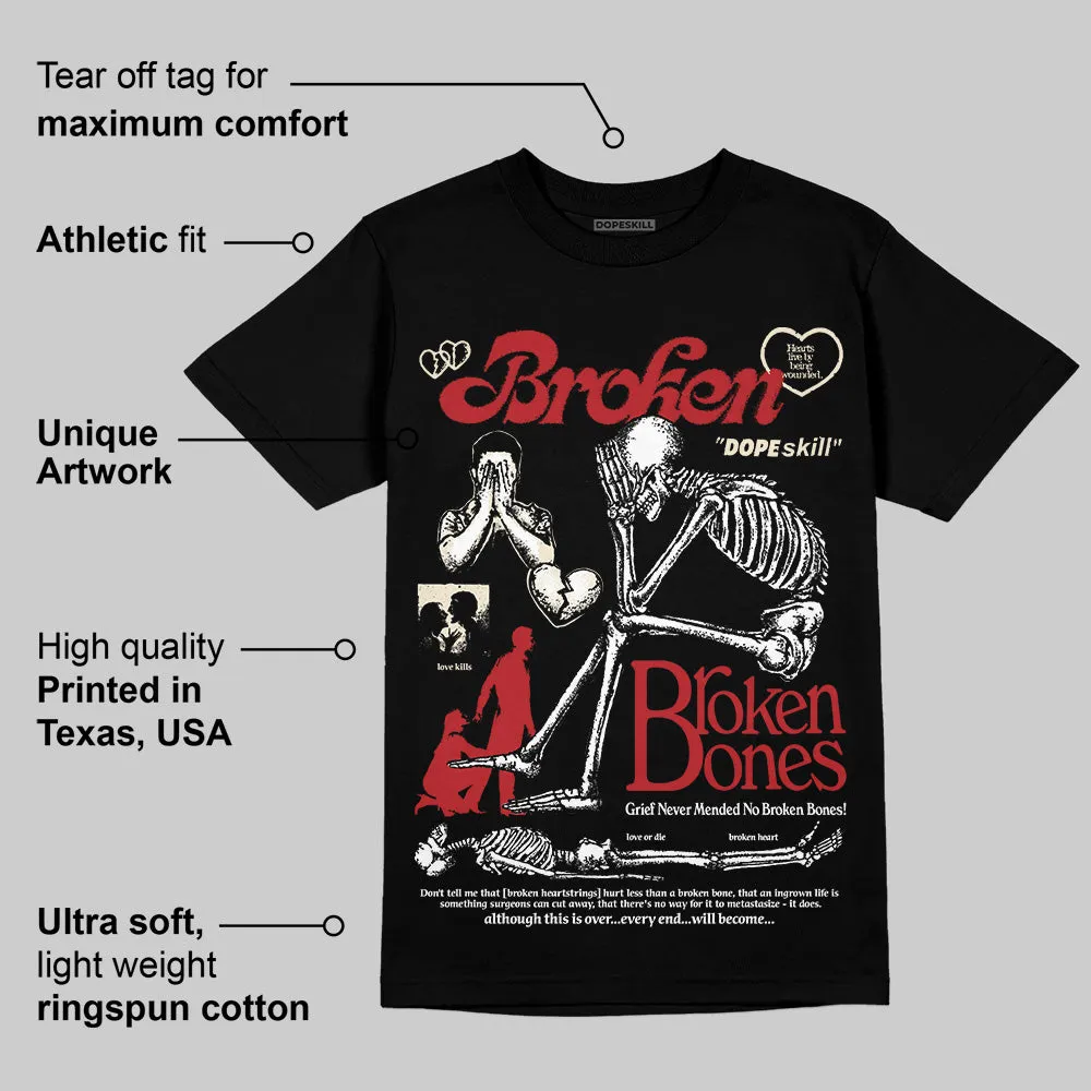 Black Toe Reimagined 1s DopeSkill T-Shirt Broken Bones Graphic sold by DopeSkill product image thumbnail 4