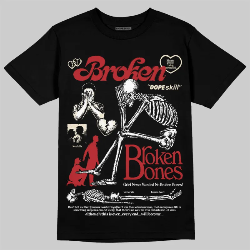 Black Toe Reimagined 1s DopeSkill T-Shirt Broken Bones Graphic sold by DopeSkill